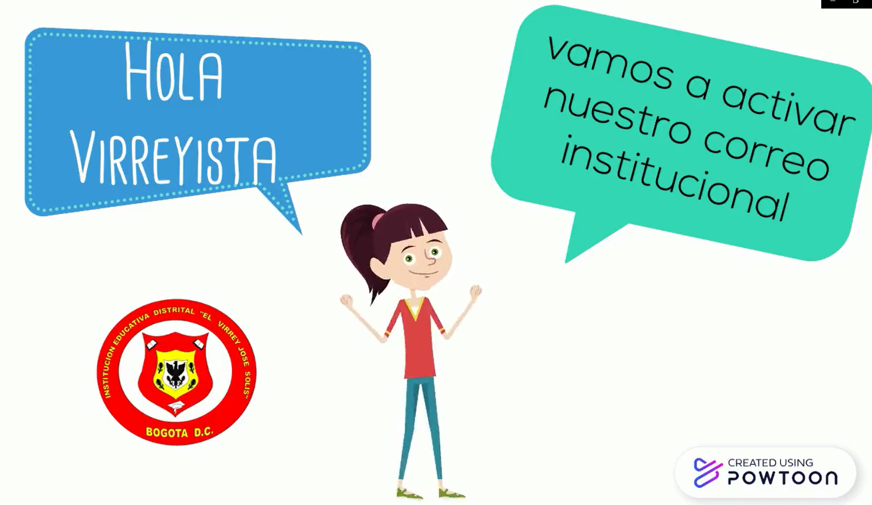 Imagen  Video ingreso al correo institucional