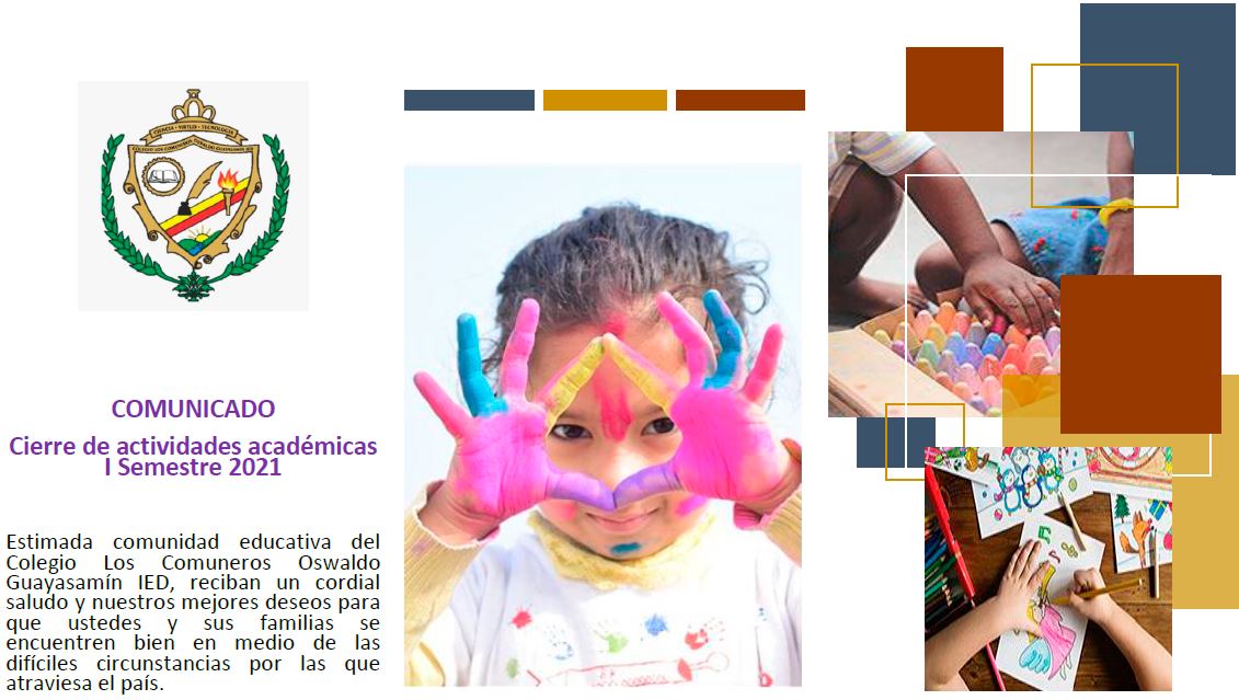 Imagen  Cierre de actividades académicas I Semestre 2021