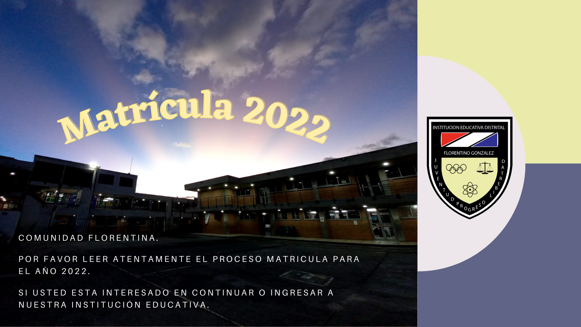 Imagen Matriculas 2022