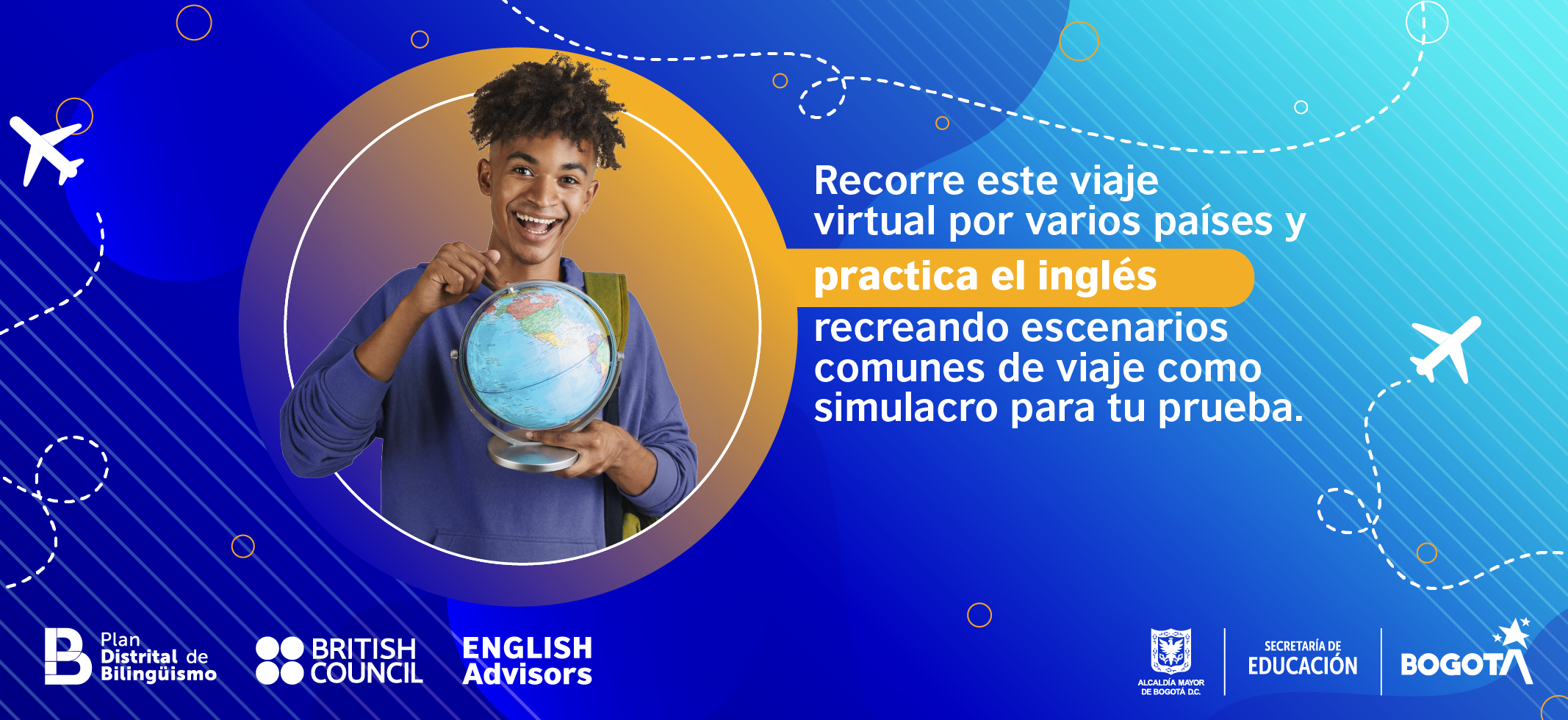 Imagen Webinars Pruebas Saber 11, 2021 ¡Viajemos sin fronteras!