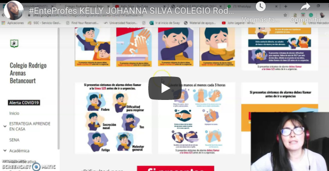 Imagen #EntreProfes Kelly Johanna Silva