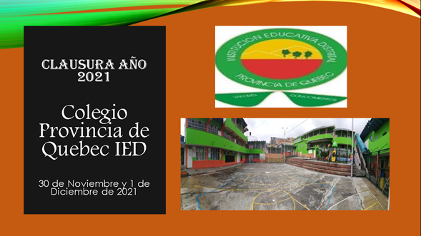 Imagen  Clausura y Entrega de Informes Finales año lectivo 2021