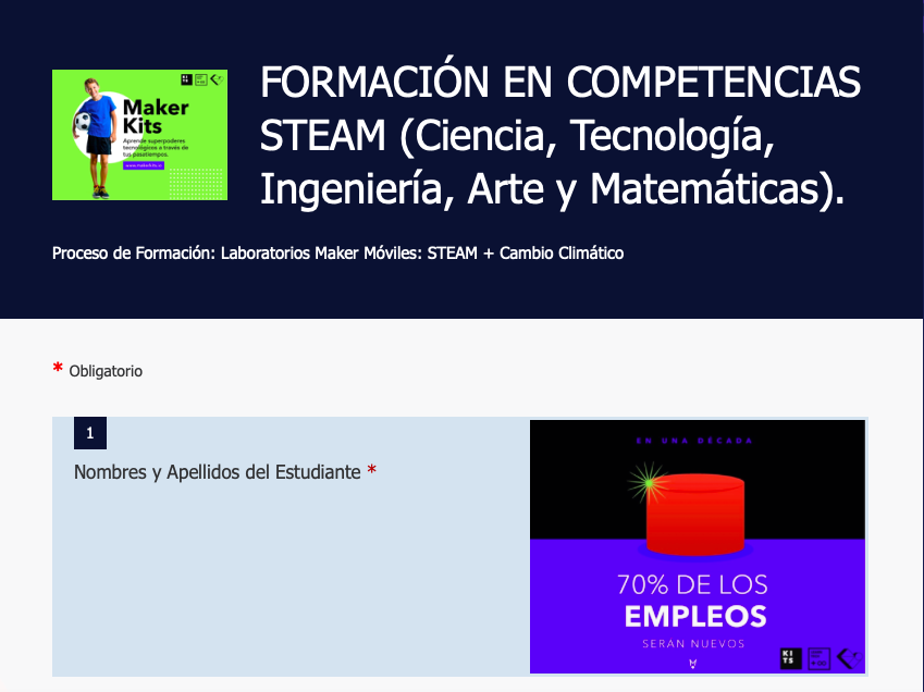 Imagen CONVOCATORIA MAKER KITS