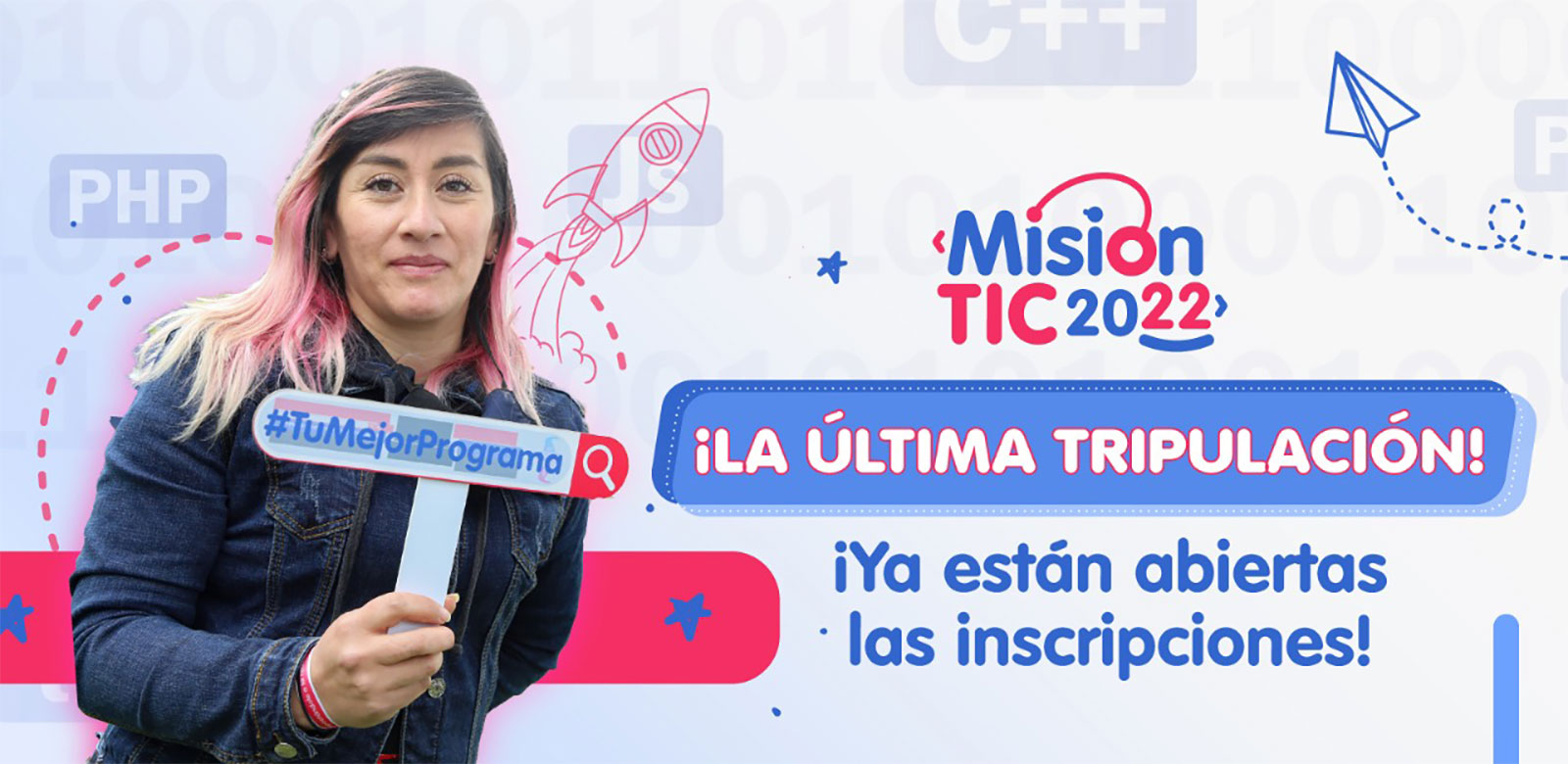 Imagen Misión TIC 2022, convocatoria para 50 mil colombianos que quieran formarse en programación