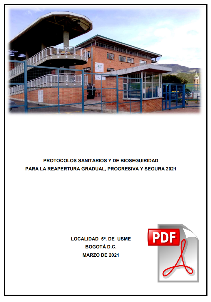 Imagen PROTOCOLO  PARA  LA  REAPERTURA  GRADUAL, PROGRESIVA  Y SEGURA 2021