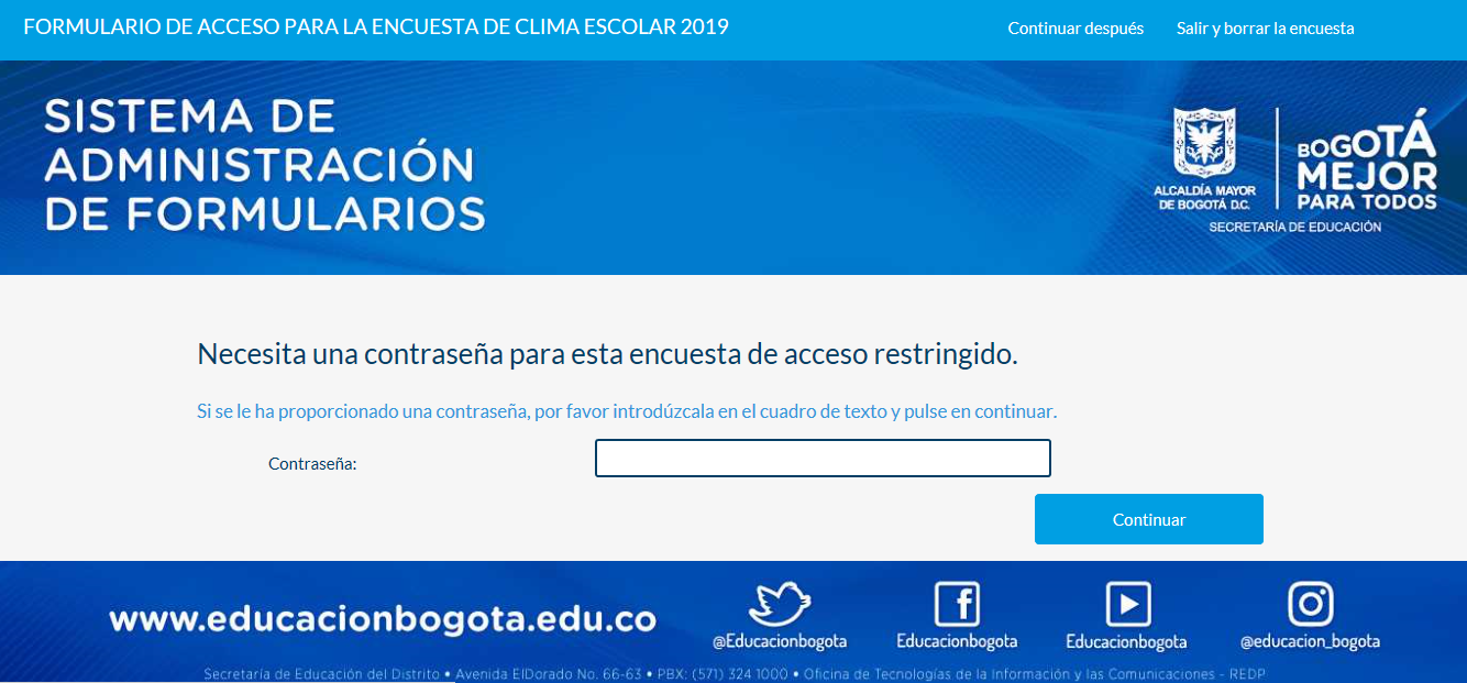 Imagen Encuesta de Clima Escolar 2019