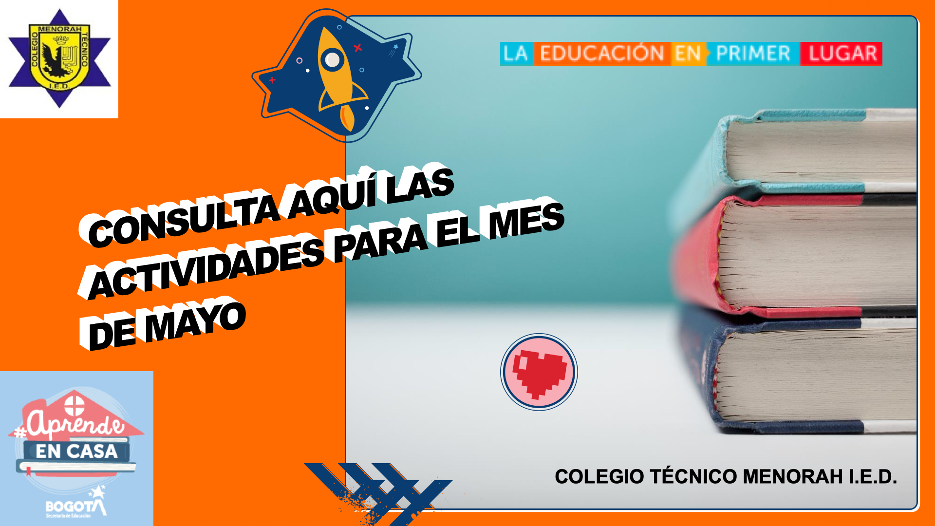 Imagen ACTIVIDADES  TERCERA FASE (MAYO) APRENDER EN CASA BACHILLERATO, PRIMERA INFANCIA Y PRIMARIA JM 