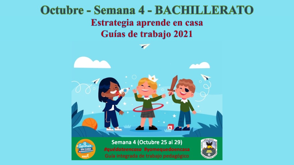 Imagen Guía Bachillerato OCTUBRE - Semana 4 (Octubre 25 al 29)
