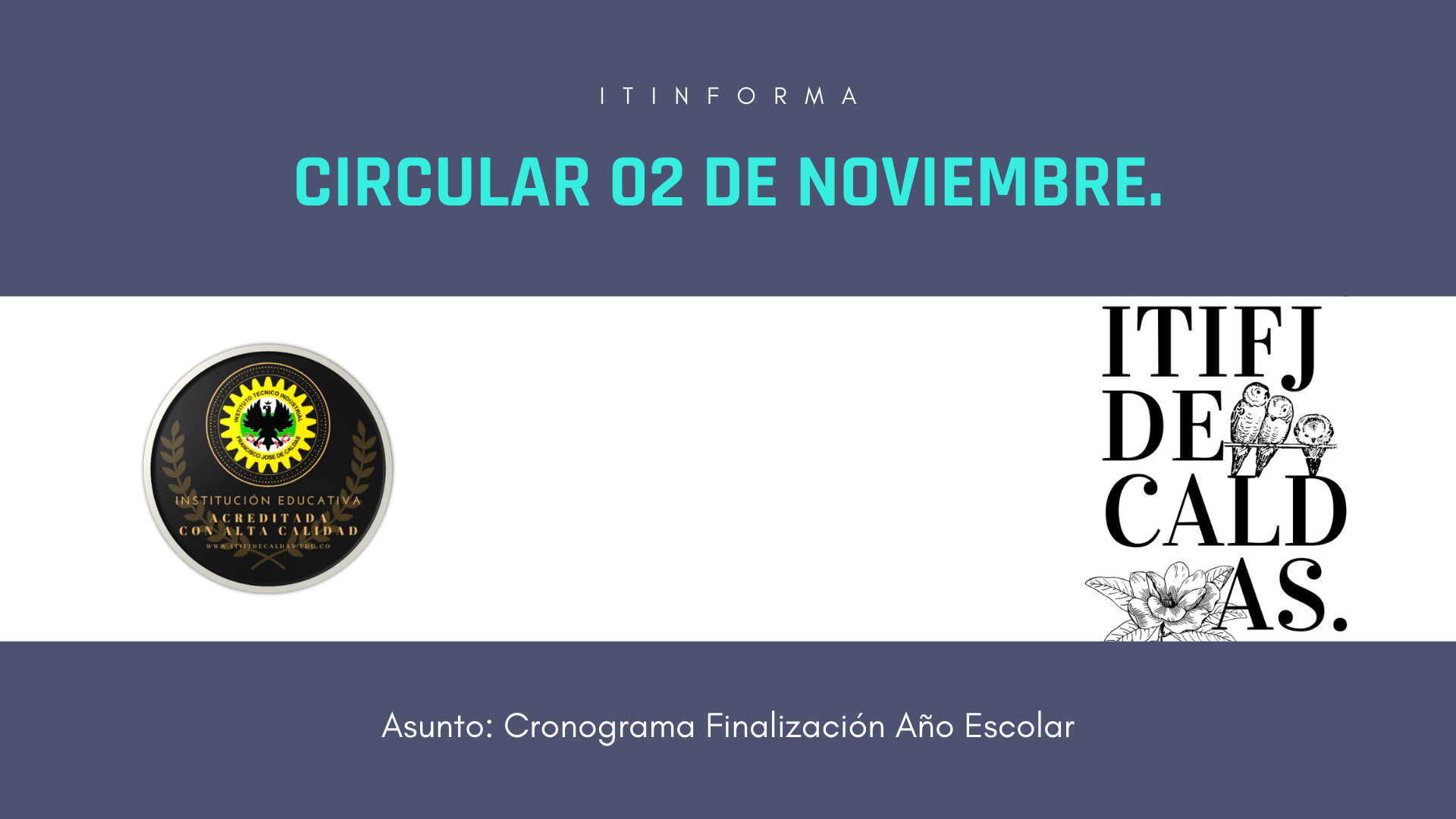 Imagen ITINFORMA: Circular 02 de noviembre 2021