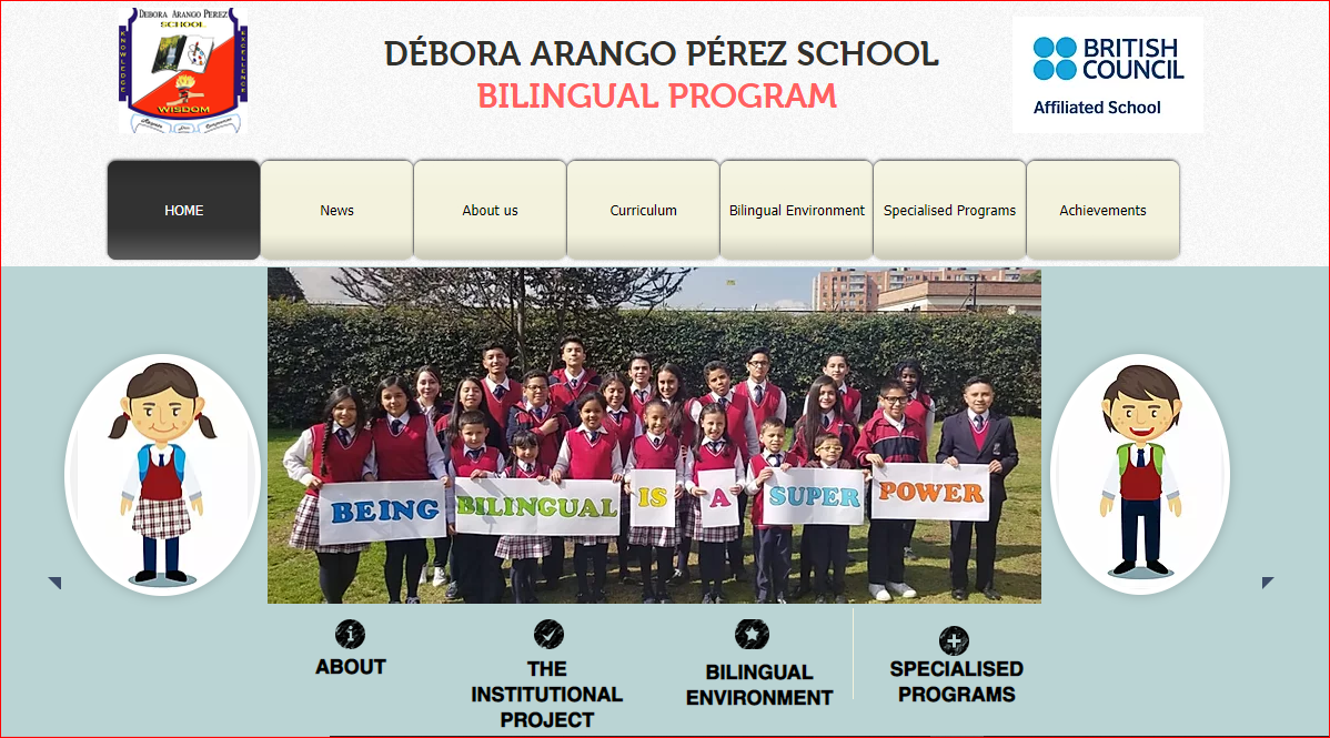 Imagen Página Web Programa de Bilingüismo