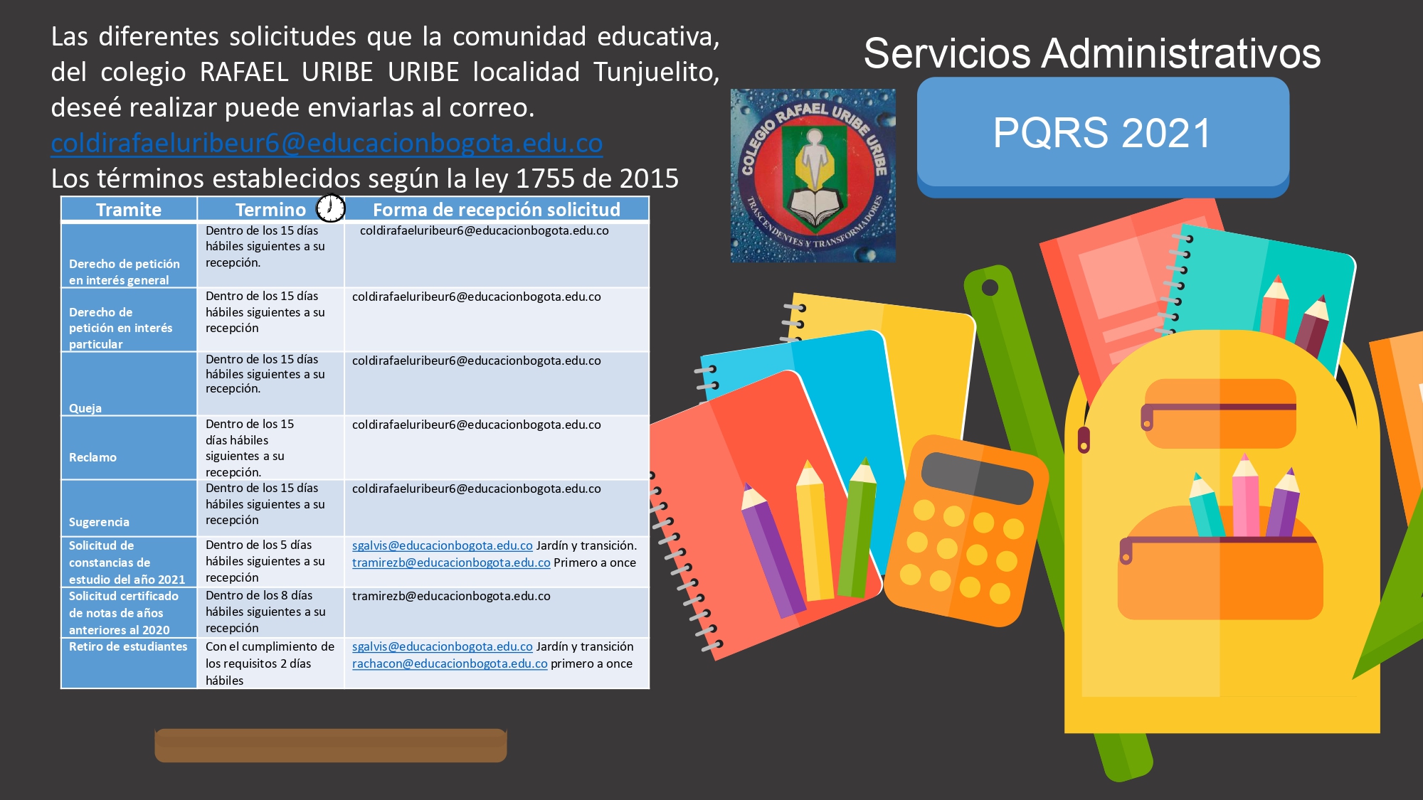 información administrativa