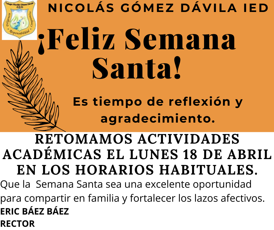 FELIZ SEMANA SANTA