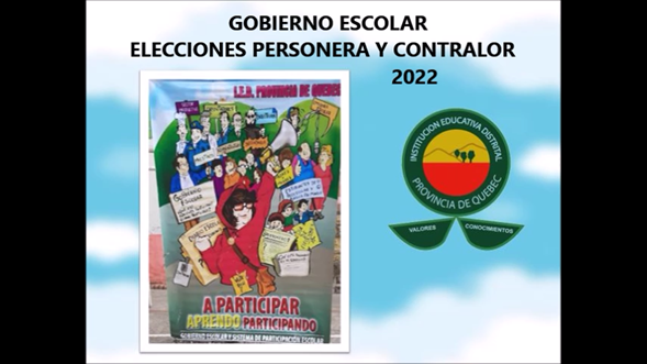 Gobierno Escolar Quebec año 2022
