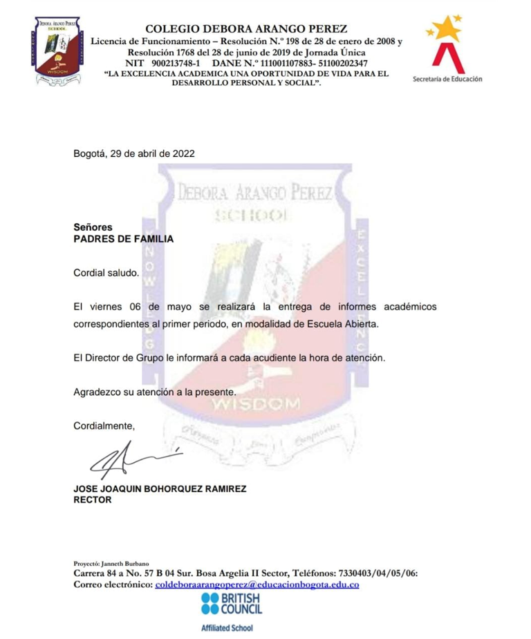 Reunión Primera Entrega de informes