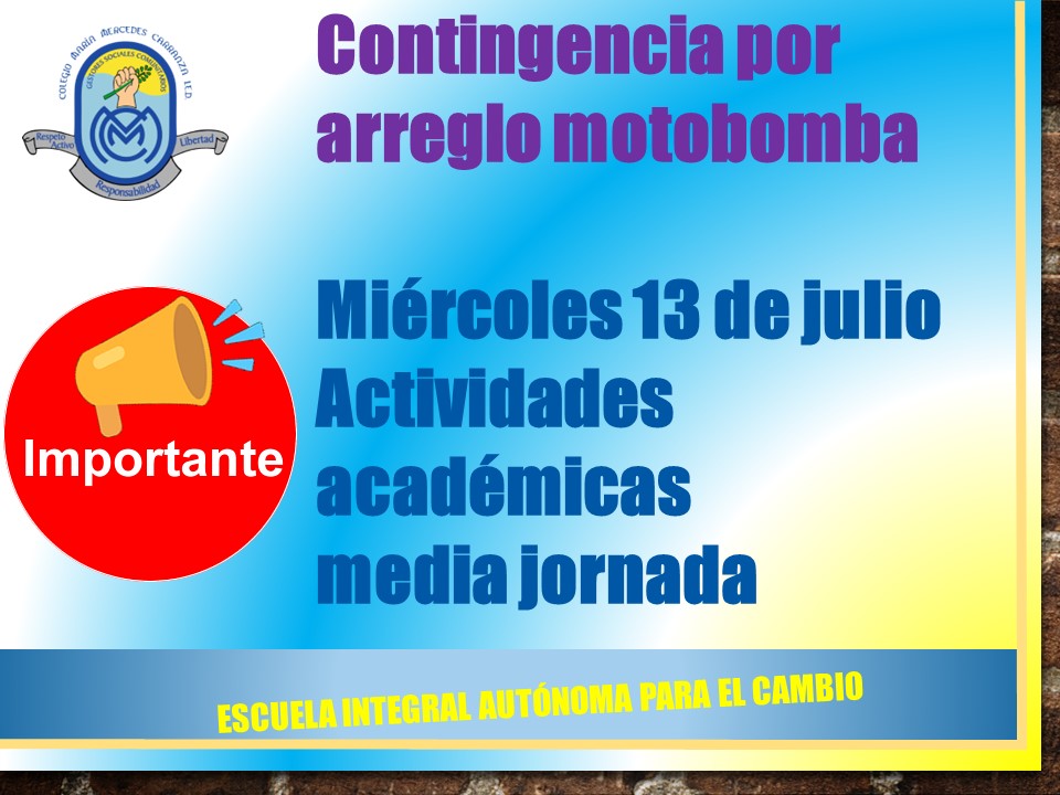 Contingencia 13 de julio