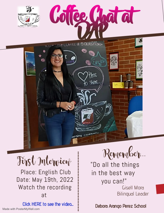 Coffee chat at DAP first interview