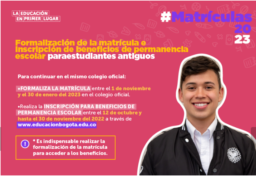 matrículas y beneficios