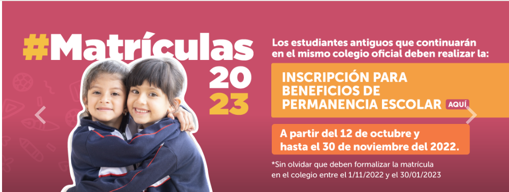 inscripción activa hasta el día 30 de noviembre de 2022.