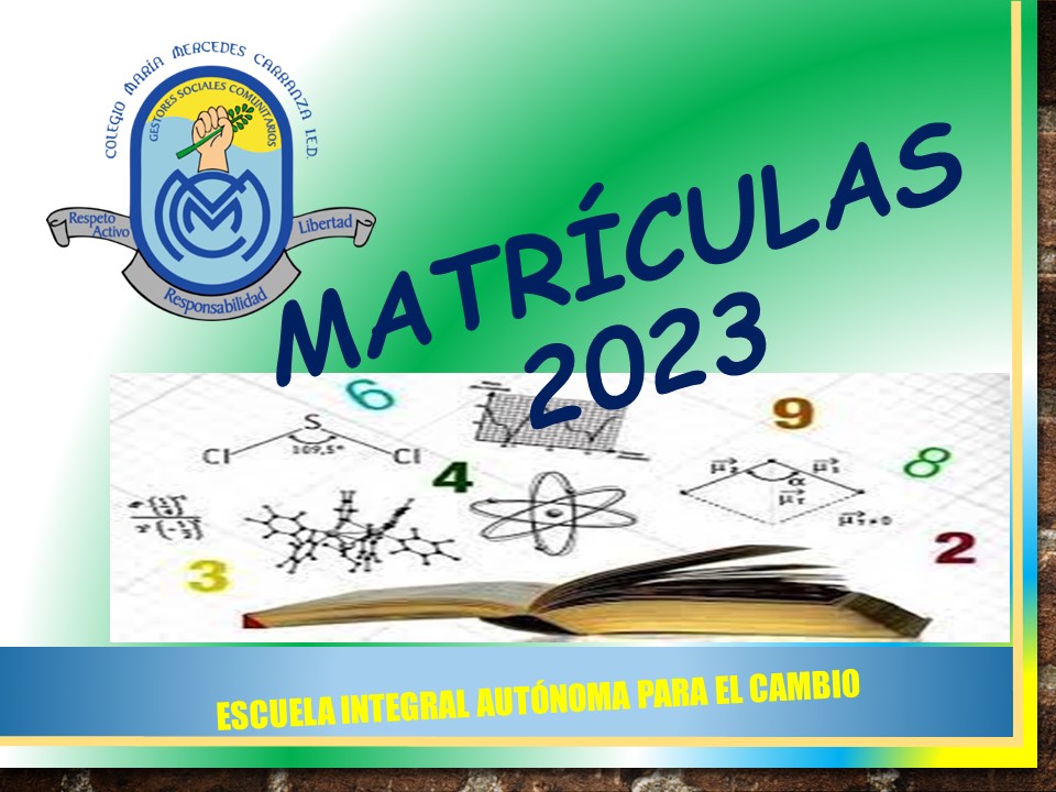 Matriculas 2023