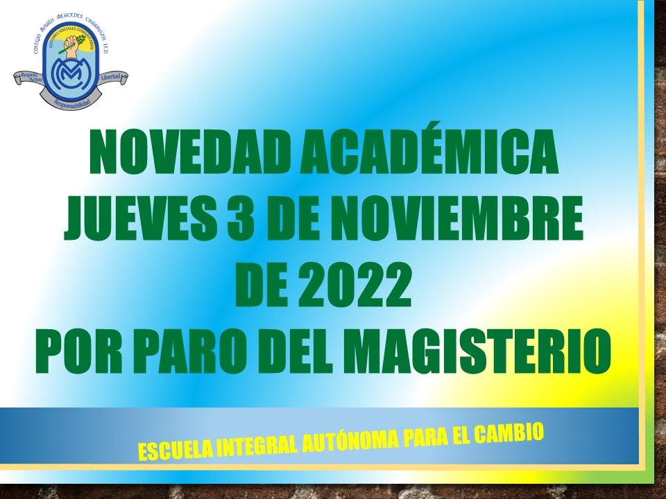 PARO 3 DE NOVIEMBRE