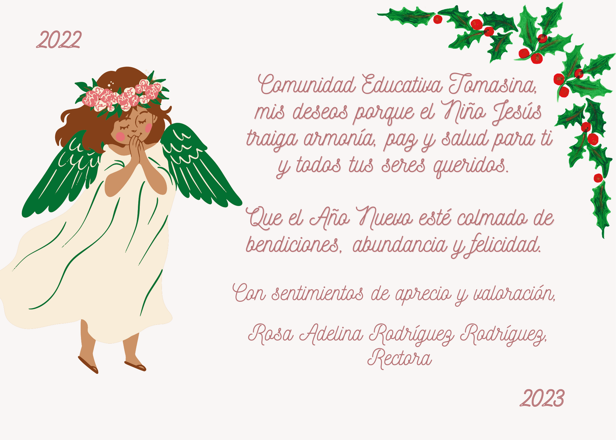 Feliz Navidad y próspero año nuevo 2023