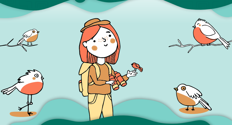 Cuento y aprendo sobre la observación y la fotografía de aves