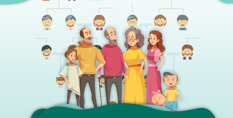 Cuento y comparto en familia alrededor del árbol genealógico familiar