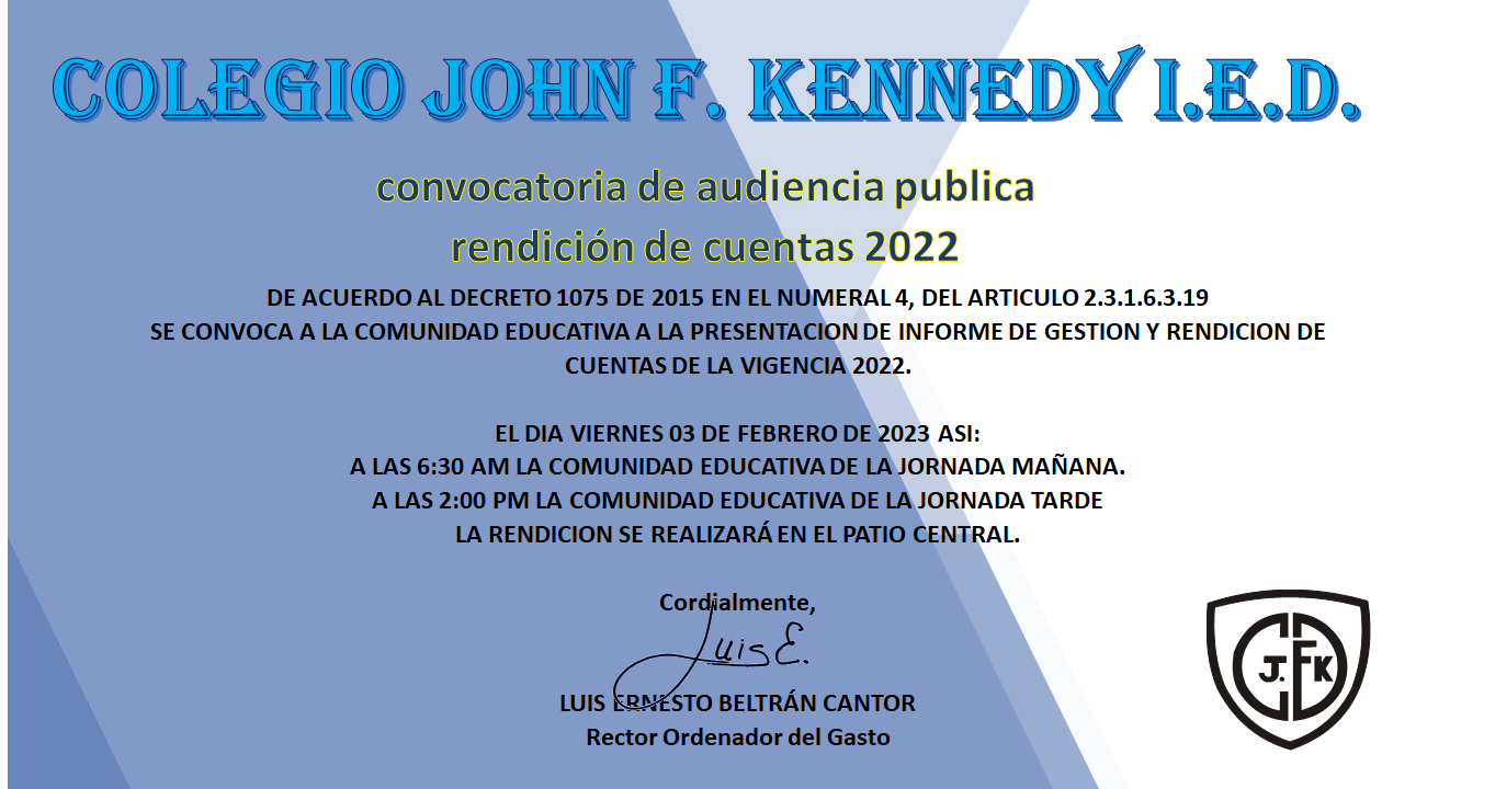 Rendicion de Cuentas