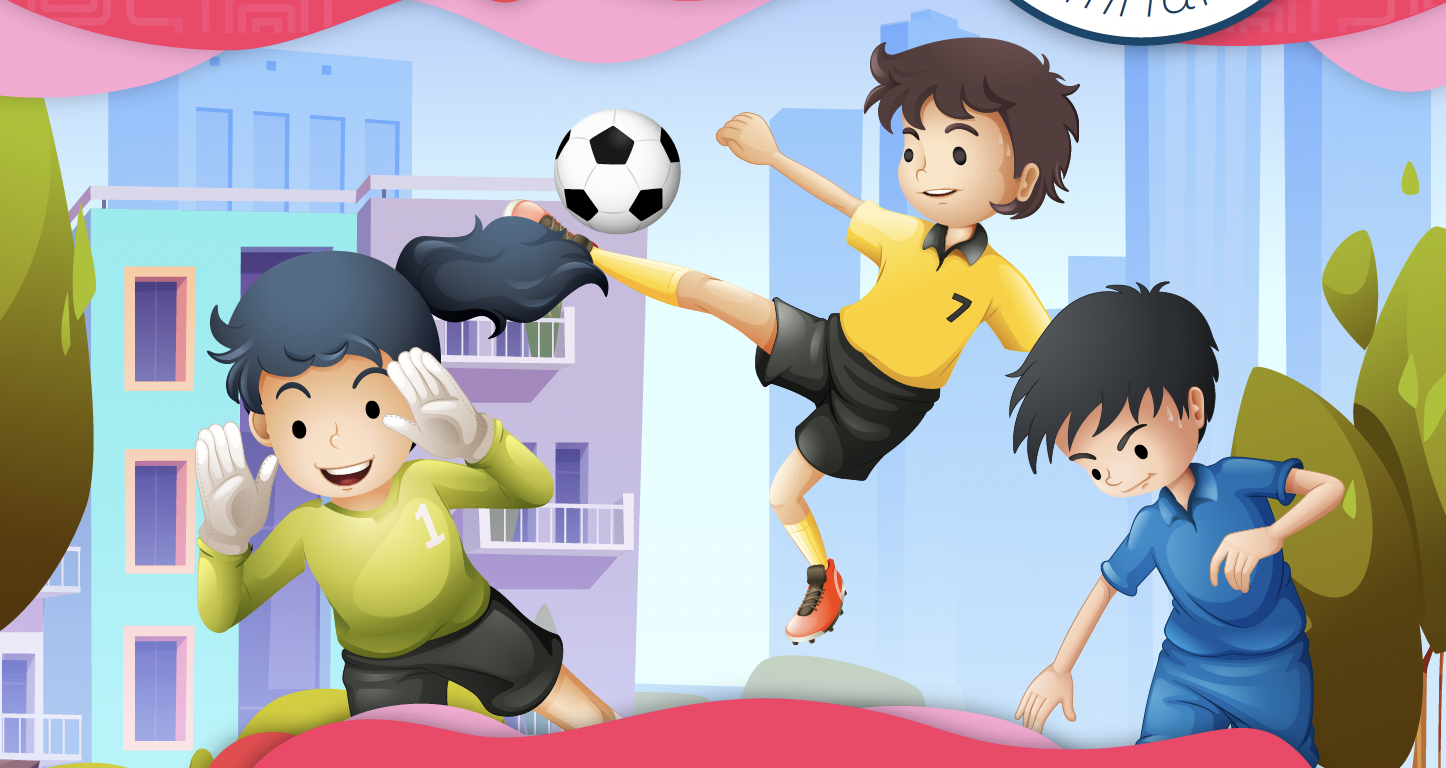 Corriendo, saltando y lanzando, ejercito mi cuerpo