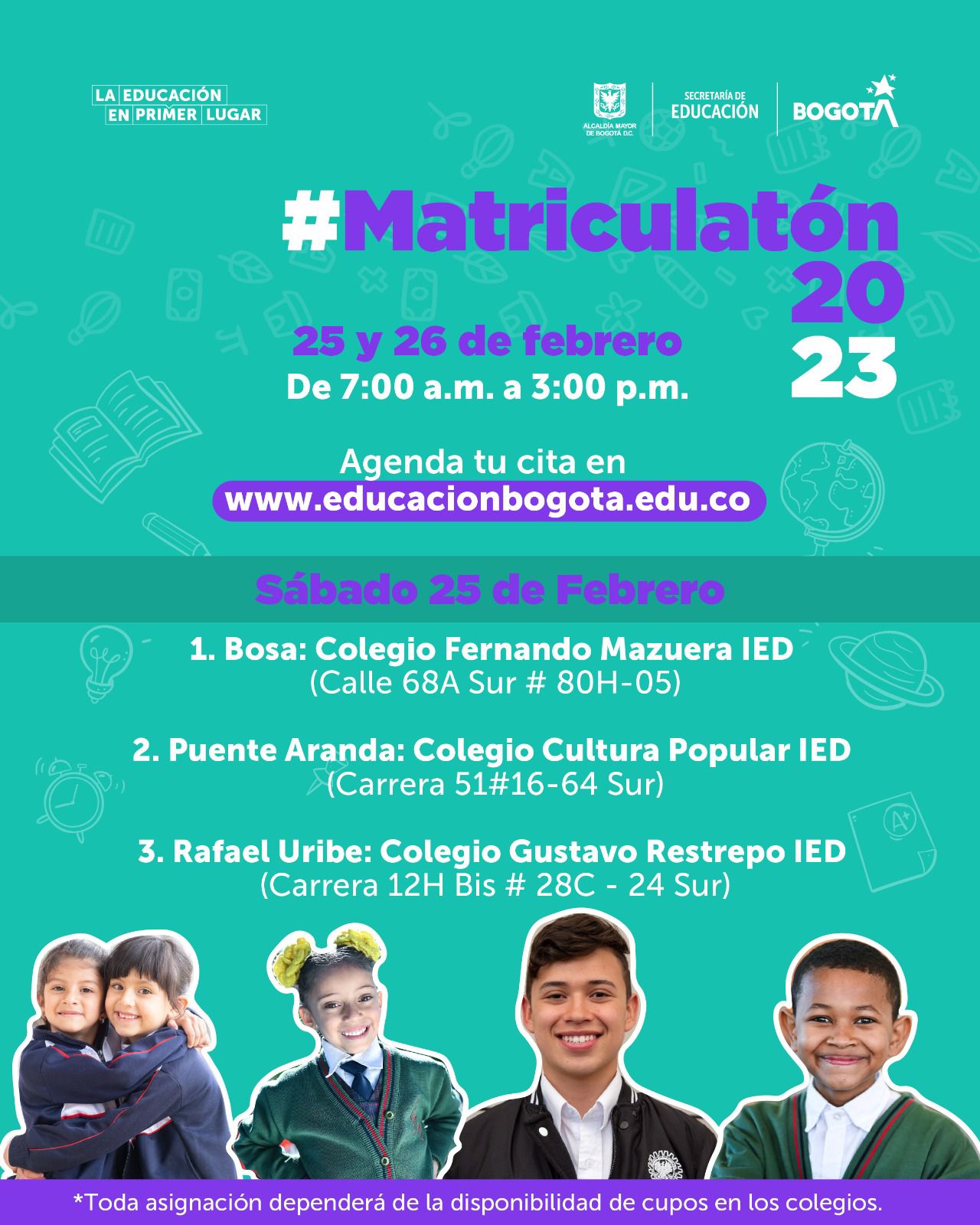 Matriculatón Colegio de Cultura Popular