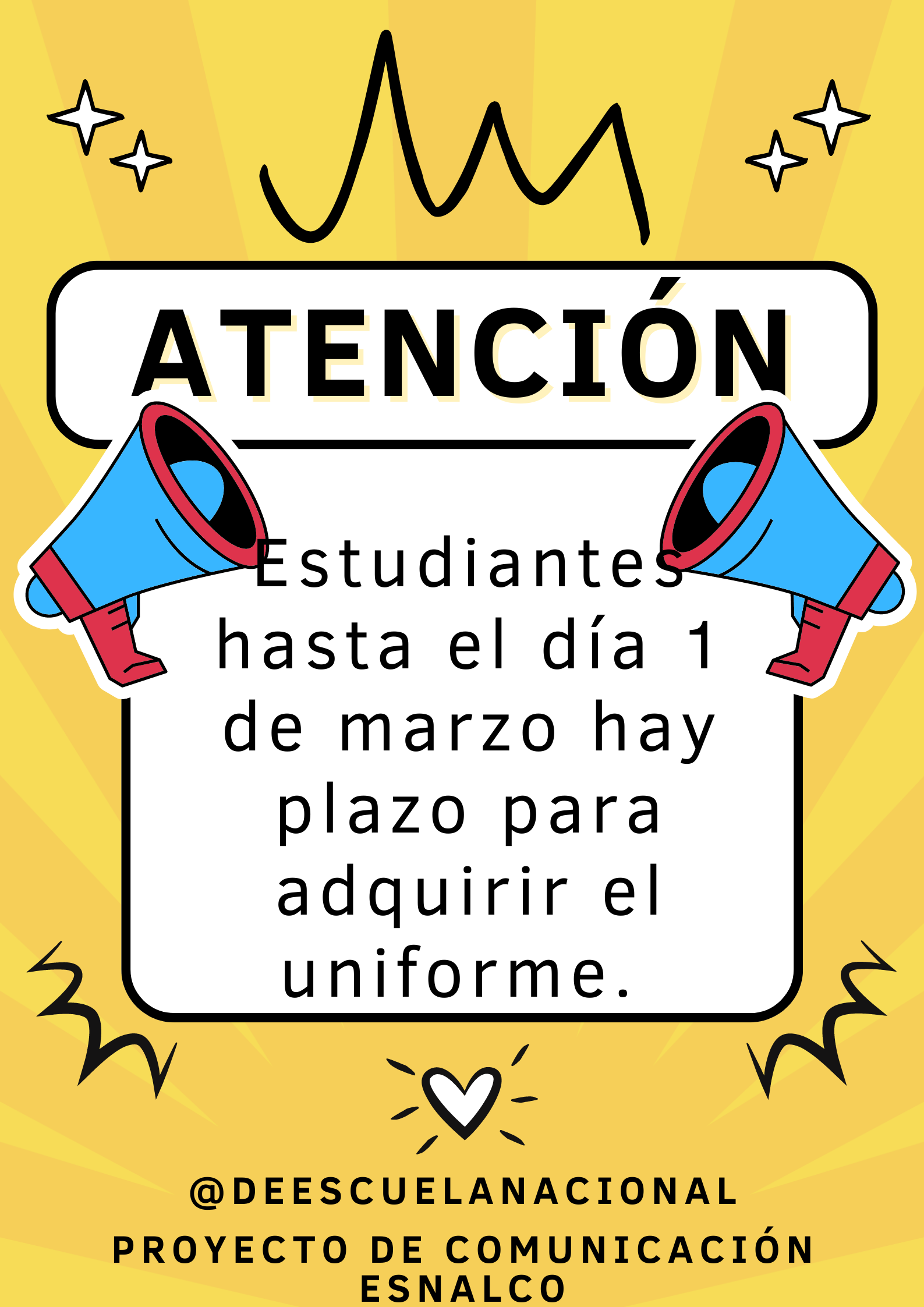 Hasta el día 1 de marzo hay plazo para adquirir el uniforme de la Escuela Nacional de Comercio