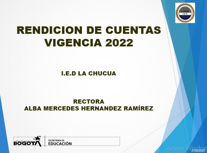 RENDICION DE CUENTAS GESTION 2022