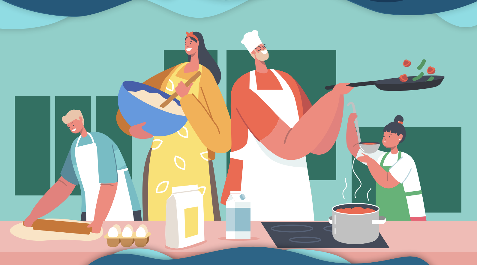 Las fracciones en la cocina