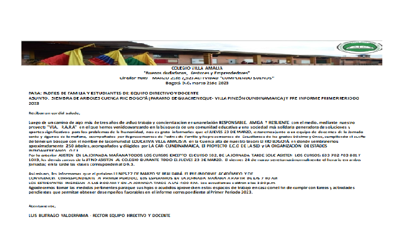 circular informativa marzo 22