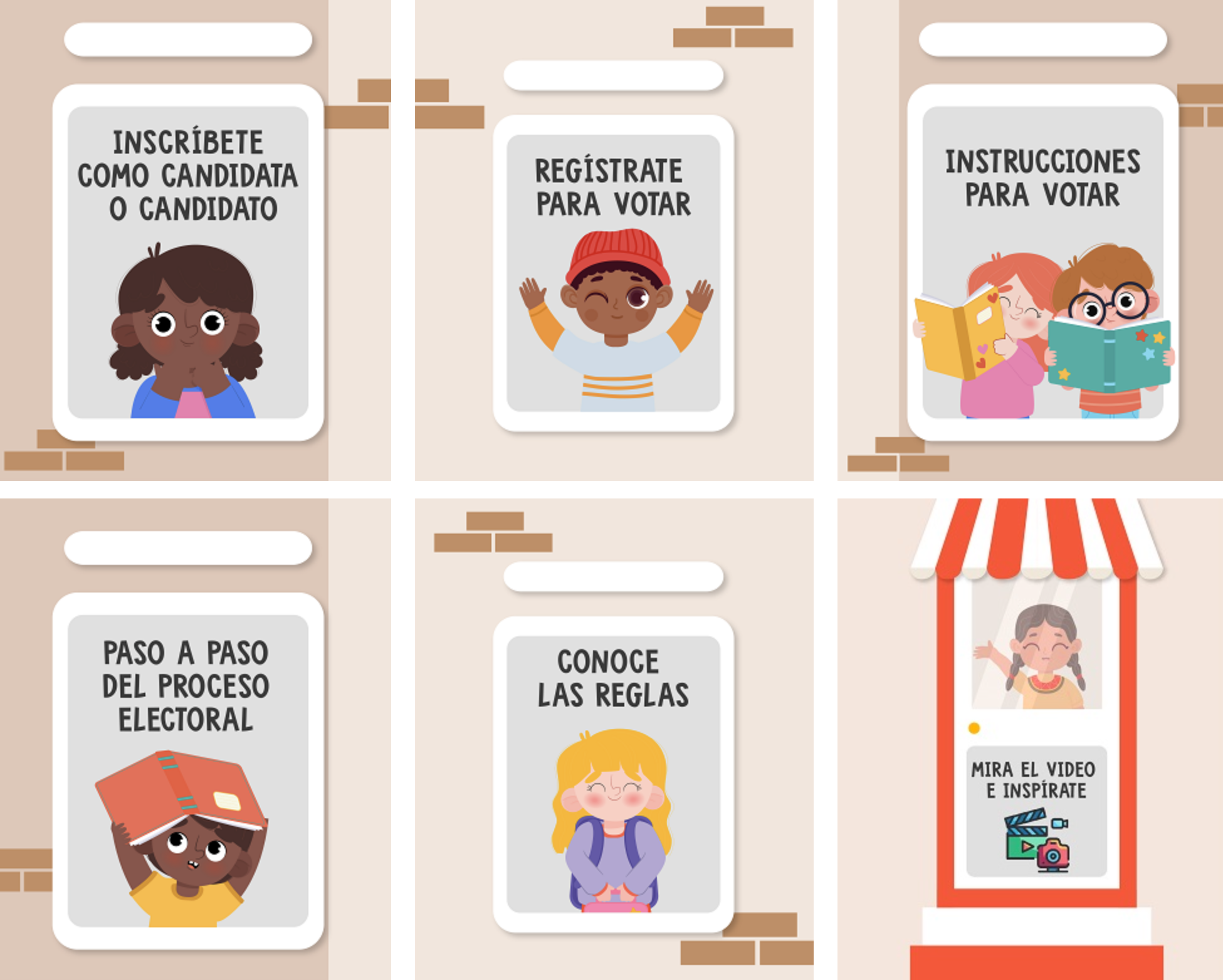 VOTACIONES E INSCRIPCIONES