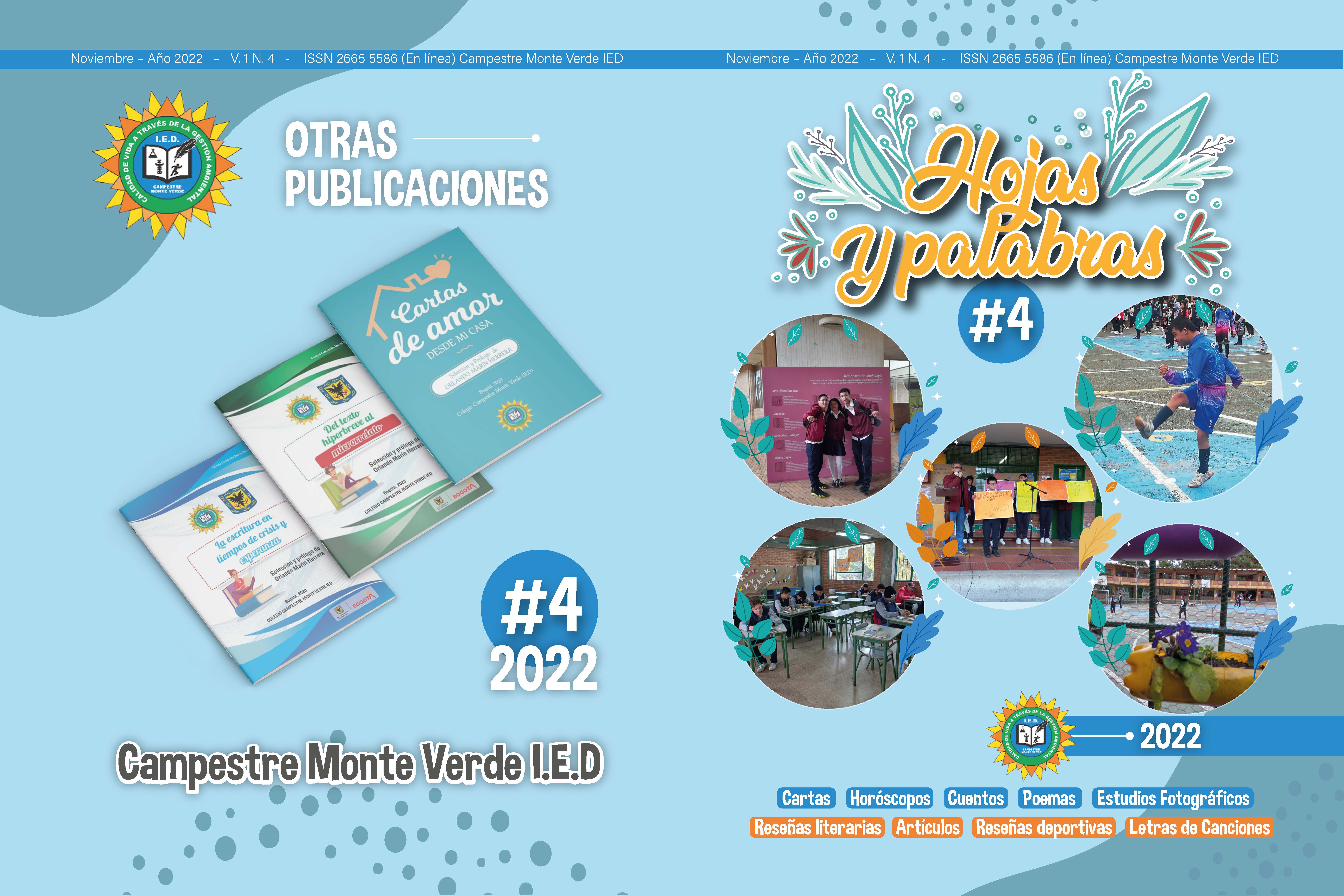 REVISTA HOJAS Y PALABRAS N. 4