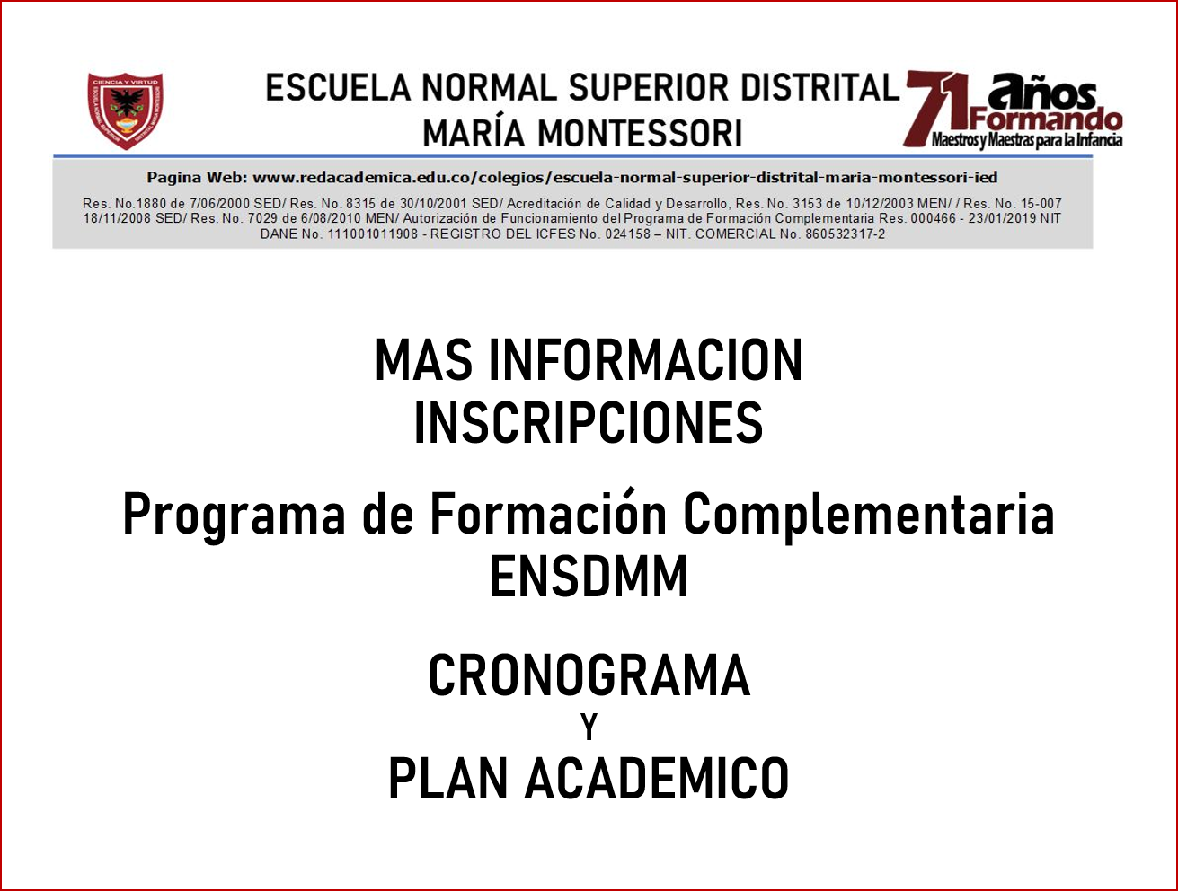 Mas Información 