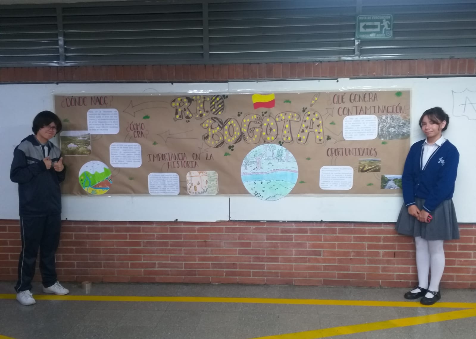 Cartelera infomativa Dia del Río Bogotá 