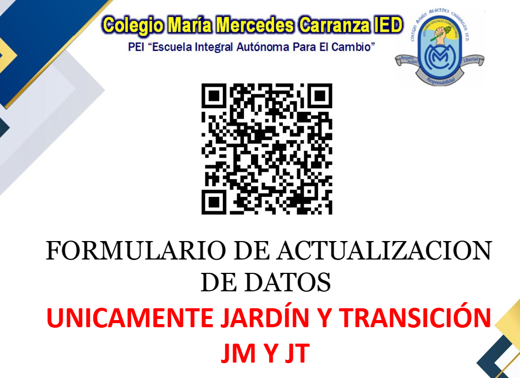 Formulario de actualización de datos 