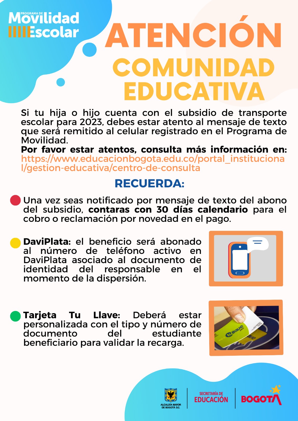 ATENCION COMUNIDAD EDUCATIVA