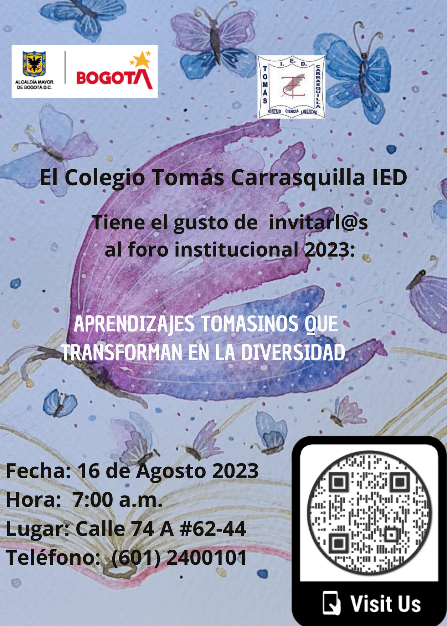 Foro "Aprendizajes Tomasinos que transforman en la Diversidad"