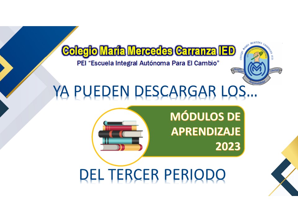 MODULOS TERCER PERIODO