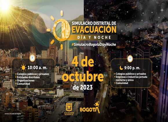 ATENCIÒN COMUNIDAD  GUILLERMISTA-  DEBEMOS PREPARARNOS TODOS PARA PARTICIPAR EN EL SIMULACRO DISTRITAL DEL 4 DE OCTUBRE 