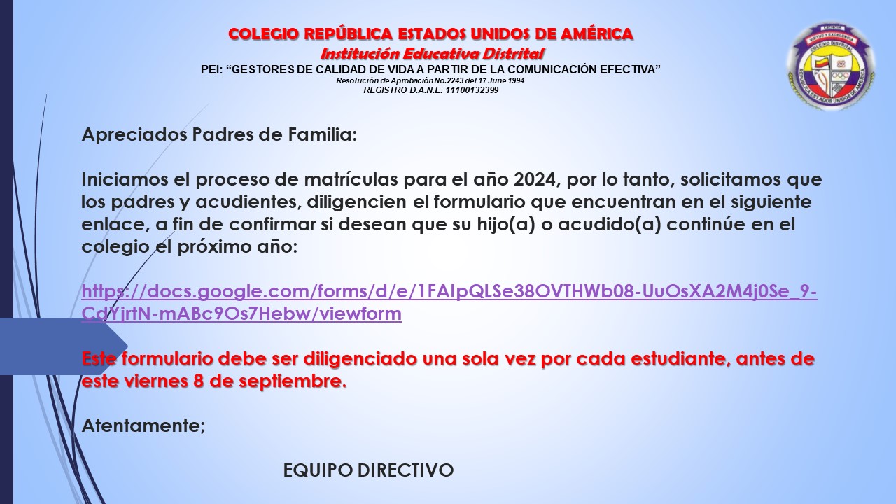 Reserva de cupo para 2024
