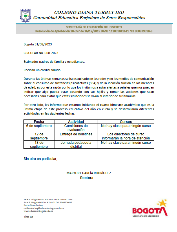 CIRCULAR No. 008-2023