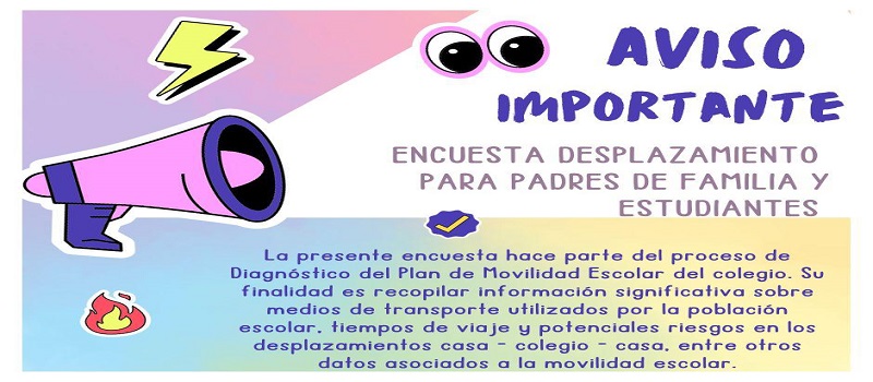 ENCUESTA MOVILIDAD DE ESTUDIENTES Y PADRES DE FAMILIA