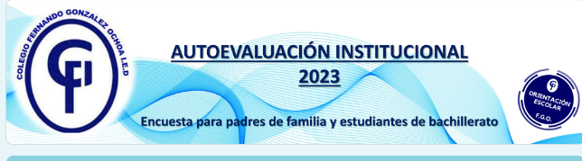 AUTOEVALUACION INSTITUCIONAL 2023