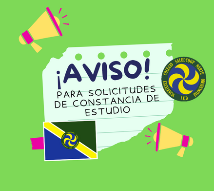 solicitud de constancias de estudio