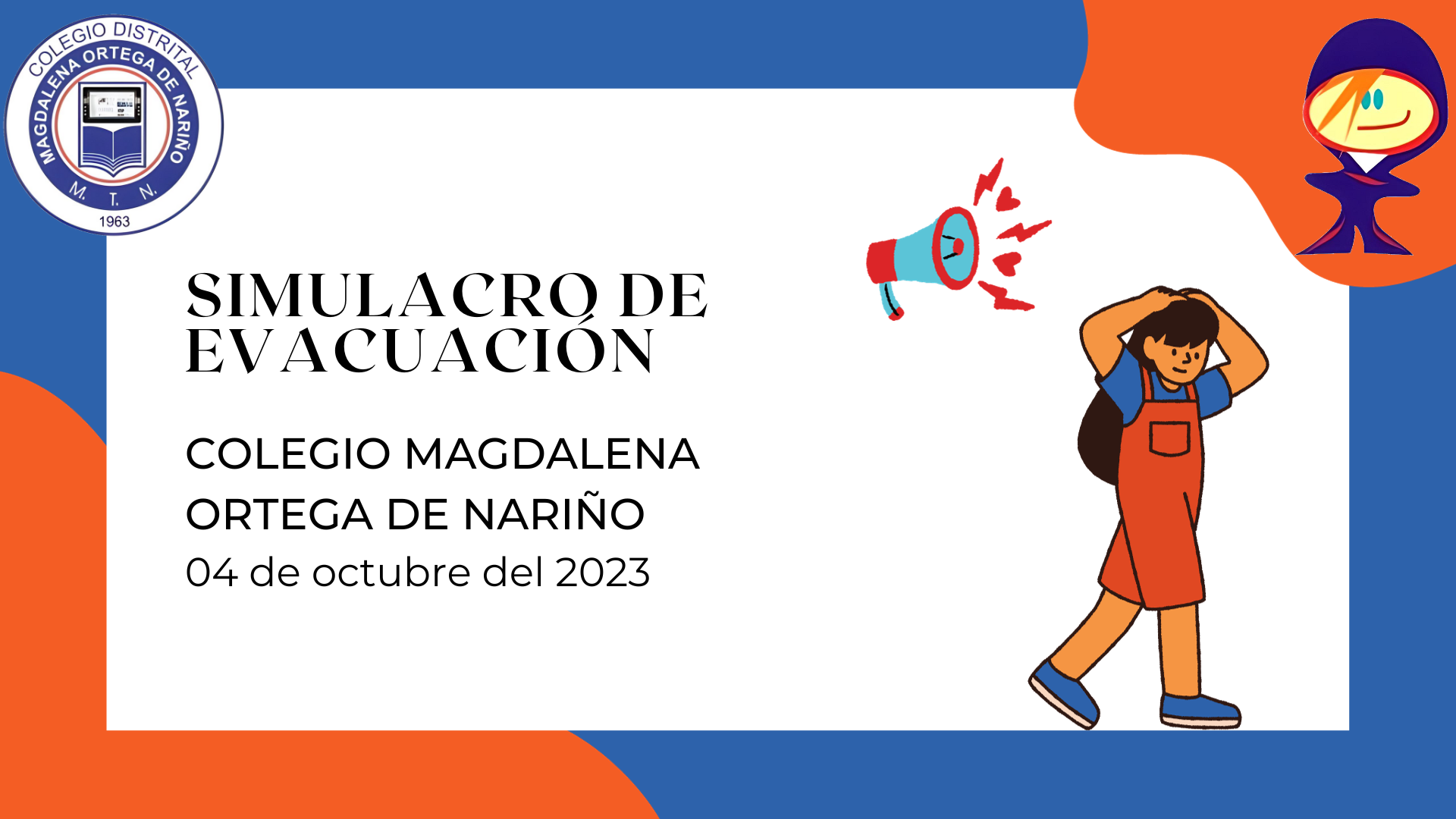 Simulacro de evacuación MAONA