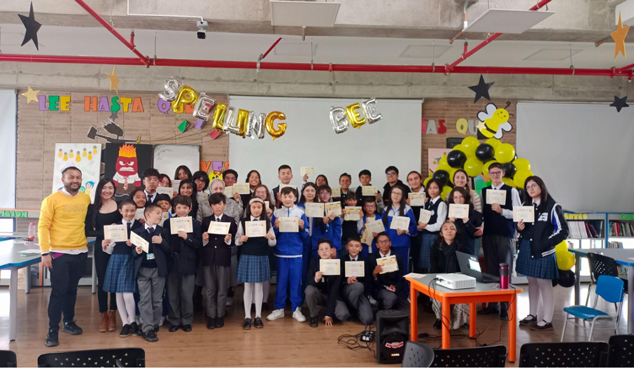 Participantes en Spelling Bee